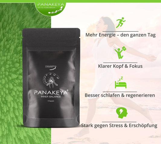 PANAKEYA® Inner Balance – Nahrungsergänzungsmittel (75 Kapseln)